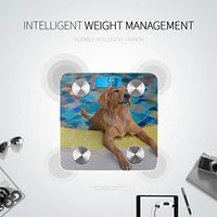 LYAOE Bluetooth Body Fat Scale Golden Retriever Pool Smart Wireless Scale with LCD Display Measuring Body Weight Bmi and Health Digital Scale