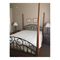 California King Size Deluxe Series Magnetic Mattress Pad with 240 Magnets