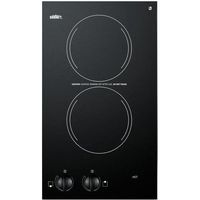 Summit CR2110 115V Electric Cooktop with 2 Burners, 12-Inch