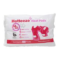 Hotteeze Heat Pads (10 pack): Eco-Friendly Pain Relief for Sore Muscles and Menstrual Cramps; Air-Activated Self-Adhesive Heat Patches for Heat Therapy