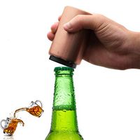 AGAWA Portable Magnetic Automatic Bottle Opener Stainless Steel Push Down Wine Beer Openers Practical Kitchen Accessories,Assorted Color