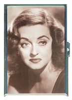Bette Davis Vintage Portrait Double-Sided Cigarette Case, ID Holder, Wallet with RFID Theft Protection