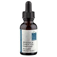 Wise Woman Herbals – Mullein & Garlic Oil Compound – All-Natural Topical Ear Oil – Organic Olive Oil Infusion – Supports Normal Healthy Ear Canals – Herbs for Ear Congestion and Swimmer's Ear (1 oz)