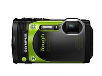 Olympus TG-870 Tough 16MP Waterproof Digital Camera with 5X Optical Zoom, FHD 1080P Video, Tilting LCD, Built-in Wi-Fi & GPS (Green)
