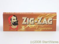 Zig Zag Liquorice Cigarette Rolling Papers - 10 Packets