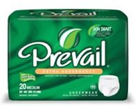 Prevail Protective Adult Underwear Small Medium Up To 44" Moderate To Heavy - Pack of 20