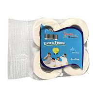 Napoo Biodegradable Travel RV Toilet Paper 3 Ply Camper Bath Tissue Dissolve Paper Towels 4 Rolls Individually Wrapped Septic Tank Safe