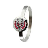 Aromatherapy Essential Oil Diffuser Stainless Steel Magnetic Skull Amulate Pendant 25mm Solid Perfume Bracelet for Oils