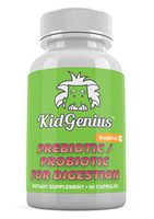 KidGenius Probiotics for Kids- Digestion & Immune System Support with Probiotics - All Natural Comprehensive Formula - by Dr. Robert Meli