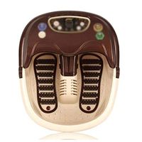 SCDZYP Foot Spa Massager, Multi-Function Heat Infrared Vibrating Air Bubble Electric Foot Massager Foot, Bath Massager Foot Shiatsu for Foot, Ankle, Leg, Calf,