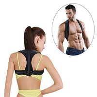 Posture Corrector, Adjustable Upper Back Brace for Clavicle Support Back Straightener Providing Pain Relief from Neck, Back and Shoulder, Upper Back Correction Perfect for Men,Women and Child (M)