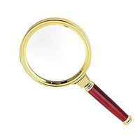 ElectroOptix Reading Magnifier Optical Lens 8X HD Jewelry Elderly Mom Dad Portable Handheld Magnifier, 90mm Loupe