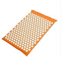 Makango Acupressure mat Shiatsu Massage Cushion Pillowcase Yoga mat Relieve Stress Back Neck Sciatica Pain Relaxation Tension Release Multi-Color Optional (Color : E1)