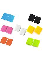 Oaimyy Colorful Wrist Sweatbands Athletic Cotton Terry Cloth Wristbands for Gym Sports (Multicolors, 7Pairs)