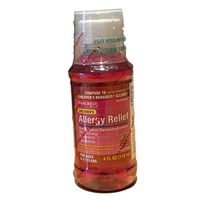 Assured Allergy Liquid for Allergy Relief for Adults and Children, 4 oz, Cherry Flavored