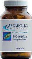 Metabolic Maintenance B-Complex Phosphorylated - Active B Vitamins with Methyl B12, B6 as P-5-P + Methylfolate 5-MTHF (100 Capsules)