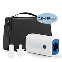 CleanerOnly Portable Cleaner and Sanitizer Rechargeable Ozone Cleaning Machine Bundle Includes Black Sanitizing Bag, Heated Hose Adapter and AirMini Hose Adapter