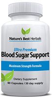 Ultra Premium Blood Sugar Support Supplement | Natural Glucose Control | 20 Powerful Ingredients for Healthy Insulin Uptake | Includes Cinnamon, Chromium, ALA and More | 60 capsules/30-day Supply