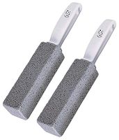 KAWABOSS Pumice Cleaning Stone with Handle Toilet Bowl Brush Brick Grills Two Piece