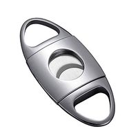 Cigar Cutter, Stainless Steel Cigar Scissors, Double-edged Portable Cigarette Pocket Utility Knife For All Sizes (color : B)