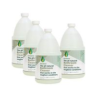 Naturama, All Natural Bathroom Cleaner, Toilet Bowl Cleaners, Cleaning Supplies, Bathtub/Shower Cleaner, Eco-Friendly. Removes bacteria and up to 99% of germs. Odor-free and Non Toxic (1Gx4)