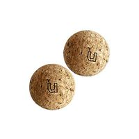 Urbivore Natural Cork Massage Balls [Set of 2] - for Trigger Point Massage - one Size fits All - 6.5cm Diameter