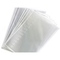Nakpunar 200 pcs 5"x7" High Clarity Flat Polypropylene Bags (1.5 mil) FDA, USDA Approved, sealable
