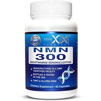 NMN Stabilized Form 300mg Serving Nicotinamide Mononucleotide Direct NAD+ Supplement More Stable Than Riboside Works Best When Paired with Resveratrol (2X 150mg Capsules 60ct).