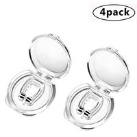 Clipple Anti Snoring Devices,Snoring Solution Silicone Snoring Magnetic Anti Snore Clip Snore Stopper Nose Clip Stop (Off-White)