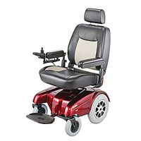 Merits Health Products - Gemini - Heavy Duty Rear Wheel Drive Power Chair - 22"W x 20"D - Red