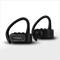 XKDUN Sports Headphones Wireless Earbuds Anti Falling Off Bluetooth Earphones for Exercise with Charging Case Sweatproof HD Stereo Sound in Ear with Microphone 6 Hrs Running Gym iOS Android Black