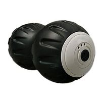 Vinmax Vibration Therapy Massage Ball Vibrating Peanut Massage Ball for Muscle Recovery Trigger Point Therapy(Black) (with lithium battery) (US regulations)