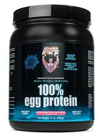 Healthy ‘N Fit 100% EGG PROTEIN- Strawberry (12oz): 100% Egg White Protein PLUS Natural Peptides. The Highest Quality, Purest, Most Effective, All Natural Protein.