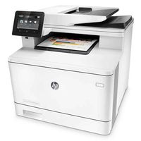 HP LaserJet Pro M477fnw All-in-One Wireless Color Laser Printer with Built-in Ethernet, Amazon Dash Replenishment ready (CF377A)