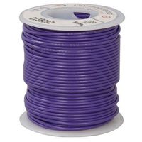 Jameco Valuepro 817-7 Stranded Tinned-Copper Hook-Up Wire, 100' Length, Violet