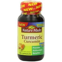 Nature Made Tumeric Capsules 500 Mg ( GreatQuality 60 Count Pack of 4) Nature-le