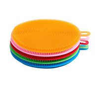 Multifunction Food-Grade Silicone Gel Dish Washing Brush Sponge Kitchen