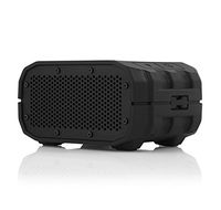 BRAVEN BRV-1s Portable Wireless Bluetooth Speaker [12 Hours][Waterproof] Built-in 1400 mAh Power Bank Charger - Black/Black
