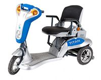 Tzora - Titan - Folding Lightweight Scooter - 3-Wheel - Blue
