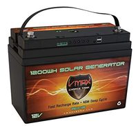 VMAX VSG12 AGM Marine Battery Compatible with Power Volt V27DC7 12 Volt 100Ah AGM Group 31