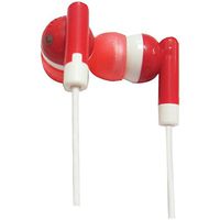 Supersonic IQ101RD In-Ear Earbuds, Red