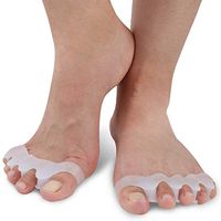 XinLace Bunion Corrector Gel Toe Separators Silicone Toe Spacers Corrects Toes for Hammer Toe Treatment and Foot Pain Relief