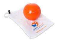 Inflatable Massage Ball Great for Self-Myofascial Release, Trigger Point Therapy and Yoga Tune Up. Free Exercises Guide.