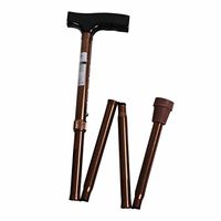 Crutches Folding Anti-Slip Old Man Height Adjustable Aluminum Alloy Canes