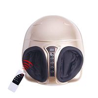 Electric Shiatsu Foot Massager Far Infrared Heating Kneading Air Compression Reflexology Massage Device Home Relaxation