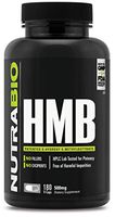 NutraBio HMB Supplement – 1000mg per Serving, 180 Capsules