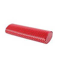Glasses Case gLoaSublim,Vintage Oval Magnet Closure Glasses Box Hard Case Protective Container Holder - Red