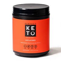 Perfect Keto Pure Whey Protein Powder Isolate Delicious 100% Grass Fed Low Carb Meal Replacement Shake No Artificials, Gluten Free, Soy Free, Non-GMO (Unflavored)