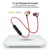 Ruimin Bluetooth Headphones, Wireless Magnetic Earbuds Sport earphones with Mic Waterproof and Noise Cancelling Headset