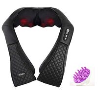 Zyllion Back and Neck Massager & Scalp Massager (Purple)